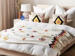 Decke Baumwolle Mehrfarbig Abstraktes Motiv 130 X 180 Cm Morena