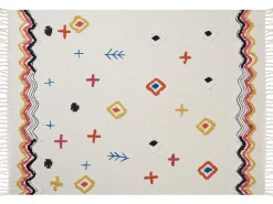 Decke Baumwolle Mehrfarbig Abstraktes Motiv 130 X 180 Cm Morena