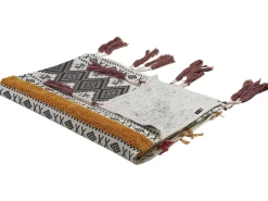 Decke Baumwolle Mehrfarbig 130 X 180 Cm Orientalisches Muster Ambala