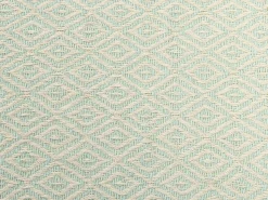 Decke Baumwolle Mintgrun / Hellbeige 125 X 150 Cm Geometrisches Muster Mityal
