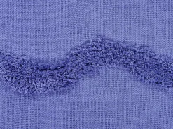 Decke Baumwolle Purpur 125 X 150 Cm Geometrisches Muster Khari