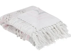 Decke Baumwolle Rosa 125 X 150 Cm Kaman
