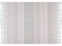 Decke Baumwolle Rosa 125 X 150 Cm Kaman