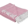 Decke Baumwolle Rosa 130 X 160 Cm Tangier