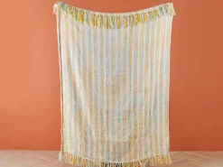 Decke Gelb / Grun 130 X 170 Cm Nuwar