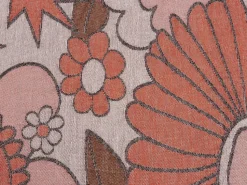 Decke Mehrfarbig Blumenmotiv 130 X 170 Cm Darau