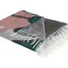Decke Mehrfarbig Florales Motiv 130 X 170 Cm Somani