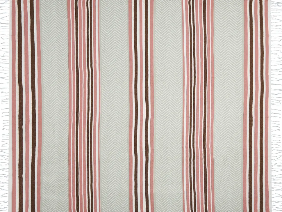 Decke Rosa / Beige 130 X 170 Cm Magar
