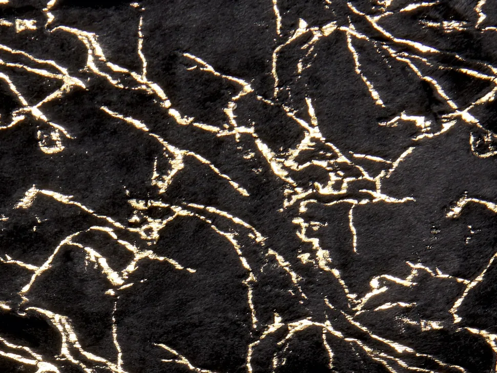 Decke Schwarz 130 X 180 Cm Godavari
