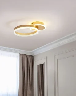 Deckenleuchte Led Gold 3-Flammig Glyde