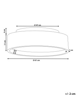 Deckenleuchte Led Hellbraun Ringform Dawei
