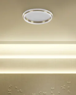 Deckenleuchte Led Weis / Gold 64 Cm Taping