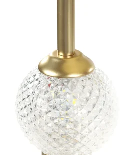 Deckenleuchte Metall Gold Rund Integriertes Led-Licht Yowaka