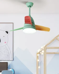 Deckenventilator Mit Licht Mehrfarbig Strawberry