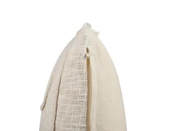 Dekokissen Abstrakt Muster Baumwolle Beige 45 X 45 Cm Pleione