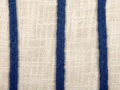 Dekokissen Abstrakt Muster Baumwolle Beige/Dunkelblau 45 X 45 Cm Pleione
