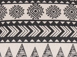 Dekokissen Abstraktes Muster Beige / Schwarz 45 X 45 Cm 2Er Set Hentepe