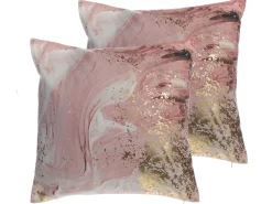 Dekokissen Aquarell-Optik Rosa 45 X 45 Cm 2Er Set Lantana