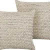 Dekokissen Baumwolle Beige 45 X 45 Cm 2Er Set Howea