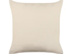 Dekokissen Baumwolle Beige/Schwarz Mit Quasten 45 X 45 Cm Iresine