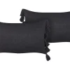Dekokissen Baumwolle Grau Mit Quasten 35 X 55 Cm 2Er Set Lythrum