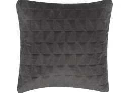 Dekokissen Baumwolle Grau Strukturiert 45 X 45 Cm Lalam