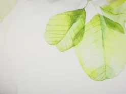 Dekokissen Blattermotiv Baumwolle Bunt 45 X 45 Cm Peperomia