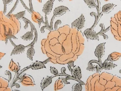 Dekokissen Blumenmuster Baumwolle Mehrfarbig 45 X 45 Cm 2Er Set Meadia