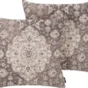 Dekokissen Braun 45 X 45 Cm 2Er Set Mimisal