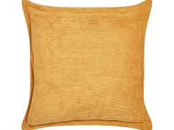 Dekokissen Cord Gelb 43 × 43 Cm 2Er Set Zinnia