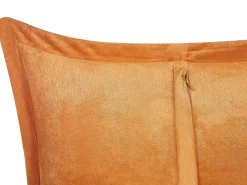 Dekokissen Cord Orange 43 × 43 Cm 2Er Set Zinnia