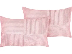 Dekokissen Cord Rosa 47 X 27 Cm 2Er Set Millet
