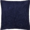 Dekokissen Dunkelblau Strukturiert 45 X 45 Cm Melur
