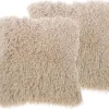 Dekokissen Felloptik Beige 45 X 45 Cm 2Er Set Cide