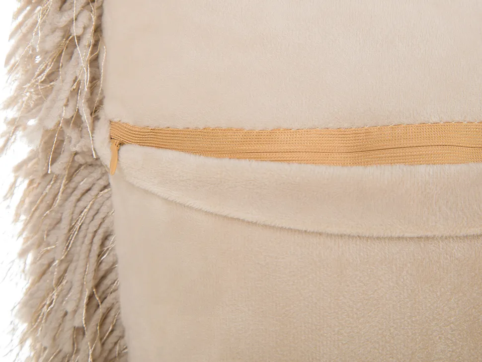 Dekokissen Felloptik Beige 45 X 45 Cm 2Er Set Cide