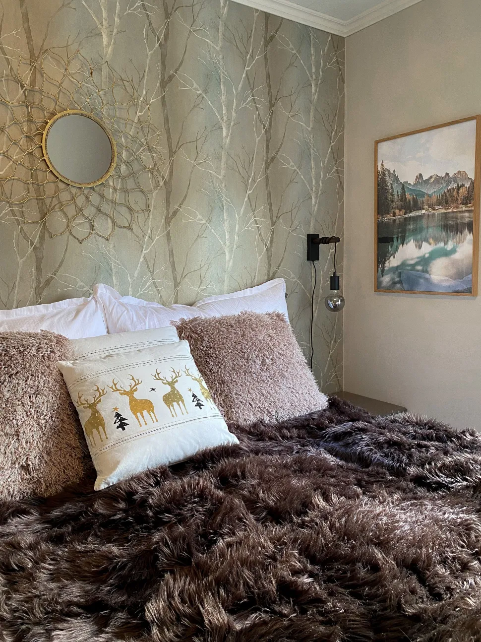 Dekokissen Felloptik Beige 45 X 45 Cm 2Er Set Cide