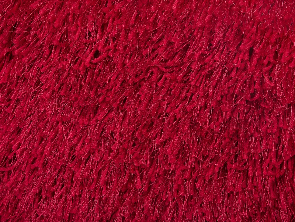 Dekokissen Felloptik Dunkelrot 45 X 45 Cm 2Er Set Cide