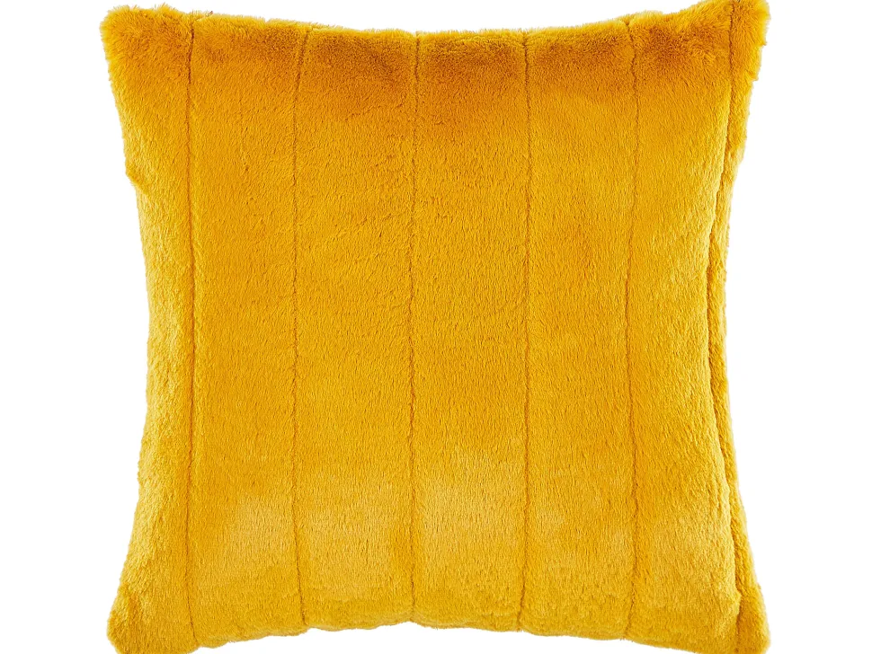 Dekokissen Felloptik Gelb 45 X 45 Cm 2Er Set Pumila