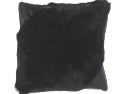 Dekokissen Felloptik Schwarz 42 X 42 Cm 2Er Set Ehnar