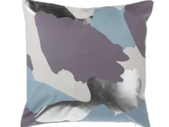 Dekokissen Fleckenmotiv Baumwolle Lila-Silber 45 X 45 Cm 2Er Set Ixia