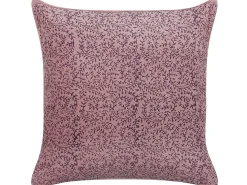 Dekokissen Florales Motiv Samtstoff Rosa 45 X 45 Cm Romneya