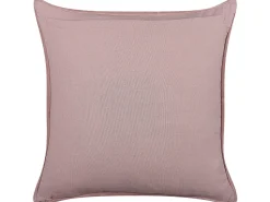 Dekokissen Florales Motiv Samtstoff Rosa 45 X 45 Cm Romneya