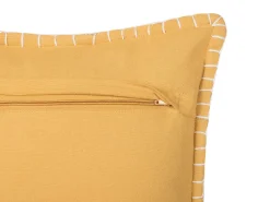 Dekokissen Gelb Strukturiert 45 X 45 Cm 2Er Set Kavalam