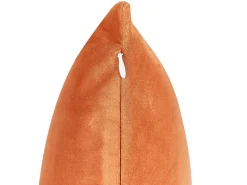 Dekokissen Geometrisches Muster Samtstoff Orange 45 X 45 Cm 2Er Set Ceropegia