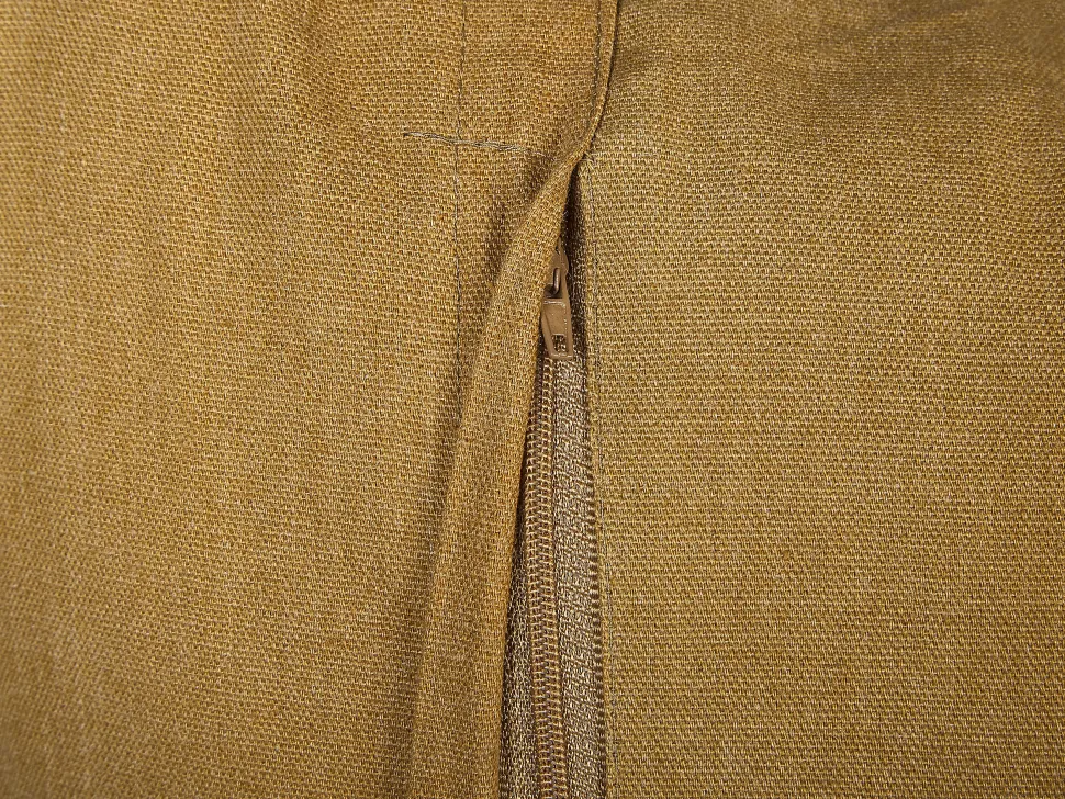 Dekokissen Geometrisches Muster Jute Grun / Beige 45 X 45 Cm Gopi