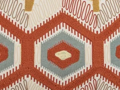 Dekokissen Geometrisches Muster Mehrfarbig Bestickt 40 X 60 Cm 2Er Set Majra