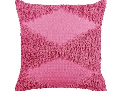 Dekokissen Geometrisches Muster Baumwolle Rosa Getuftet 45 X 45 Cm 2Er Set Rhoeo