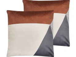 Dekokissen Geometrisches Muster Mehrfarbig 45 X 45 Cm 2Er Set Campsis