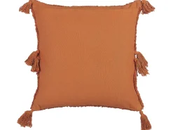 Dekokissen Geometrisches Muster Baumwolle Orange Getuftet 45 X 45 Cm Avium