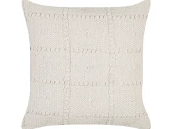 Dekokissen Geometrisches Muster Baumwolle Beige 45 X 45 Cm Ixora